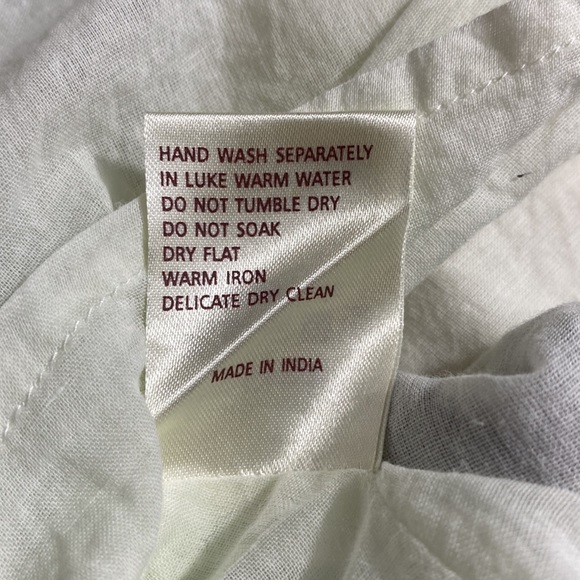 Phase Eight Color Block Cotton A-Line Midi Skirt, 34" Waist, Size 16 - Picture 13 of 13